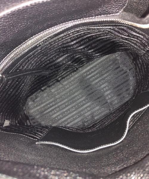 PRADA（プラダ）PRADA (プラダ) ヴィッテロフェニックス ショルダーバッグ ブラックの古着・服飾アイテム