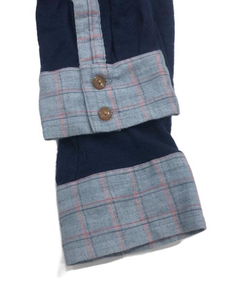 Vivienne Westwood RED LABEL（ヴィヴィアンウエストウッドレッドレーベル）Vivienne Westwood RED LABEL (ヴィヴィアンウエストウッドレッドレーベル) ロゴ刺繍ニット ネイビー サイズ:2の古着・服飾アイテム