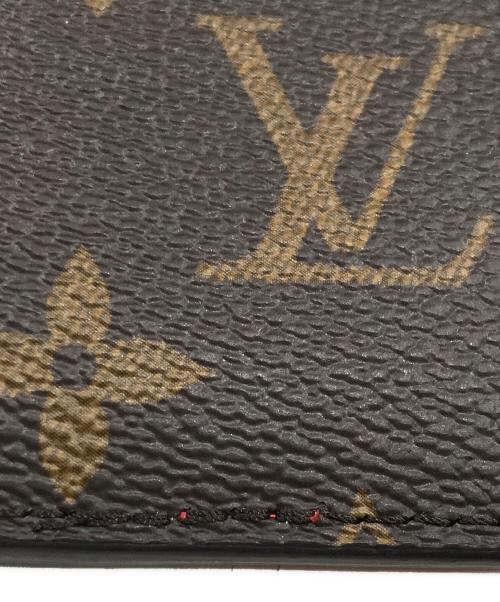 LOUIS VUITTON（ルイ ヴィトン）LOUIS VUITTON (ルイ ヴィトン) モノグラムマカサーフラグメント カードケース ブラウン×ブラックの古着・服飾アイテム