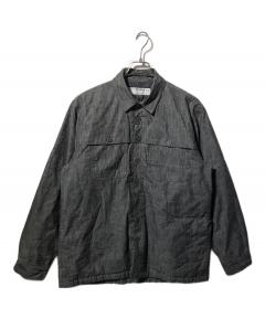 中古・古着通販】LEFLAH (レフラー) レザー切替スタジャン ブラック