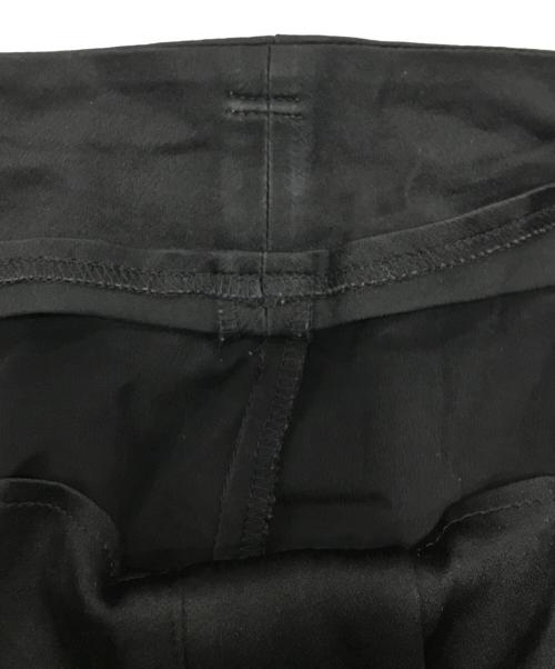 yohji yamamoto+noir（ヨウジヤマモトプリュスノアール）yohji yamamoto+noir (ヨウジヤマモトプリュスノアール) クロップドシルクパンツ/ハーフパンツ ブラック サイズ:1の古着・服飾アイテム