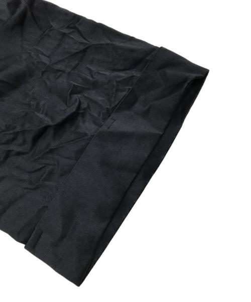 yohji yamamoto+noir（ヨウジヤマモトプリュスノアール）yohji yamamoto+noir (ヨウジヤマモトプリュスノアール) クロップドシルクパンツ/ハーフパンツ ブラック サイズ:1の古着・服飾アイテム