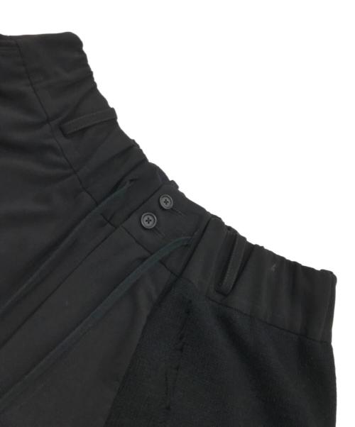 s'yte（サイト）s'yte (サイト) ニット切替ダメージパンツ ブラック サイズ:表記なしの古着・服飾アイテム