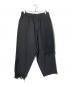 s'yte（サイト）の古着「ニット切替ダメージパンツ」｜ブラック