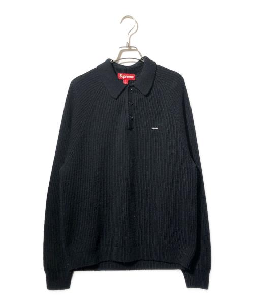 SUPREME（シュプリーム）SUPREME (シュプリーム) SMALL BOX POLO SWEATER ブラック サイズ:Sの古着・服飾アイテム