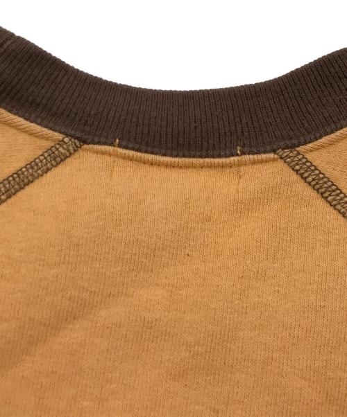 Hysteric Glamour（ヒステリックグラマー）Hysteric Glamour (ヒステリックグラマー) プリントスウェット オレンジ×ブラウン サイズ:FREEの古着・服飾アイテム