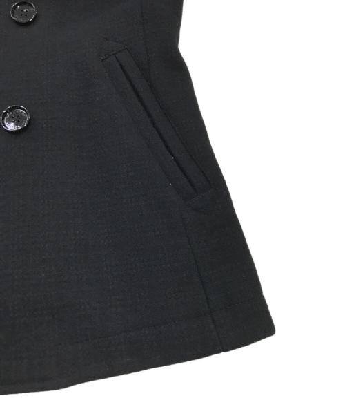 BURBERRY BLACK LABEL（バーバリーブラックレーベル）BURBERRY BLACK LABEL (バーバリーブラックレーベル) Pコート ブラック サイズ:Mの古着・服飾アイテム