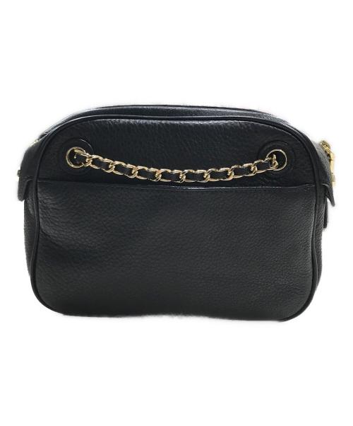 TORY BURCH（トリーバーチ）TORY BURCH (トリーバーチ) タッセルチェーンショルダーバッグ ブラックの古着・服飾アイテム