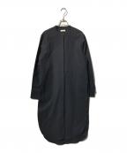 DES PRESデ プレ）の古着「ハイカウントピケ ブザムシャツワンピース」｜ネイビー