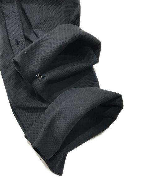 DES PRES（デ プレ）DES PRES (デ プレ) ハイカウントピケ ブザムシャツワンピース ネイビー サイズ:FREEEの古着・服飾アイテム