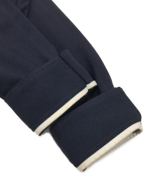 COMME des GARCONS（コムデギャルソン）COMME des GARCONS (コムデギャルソン) 平面帯紐ポリロングジャケット ネイビー サイズ:Sの古着・服飾アイテム