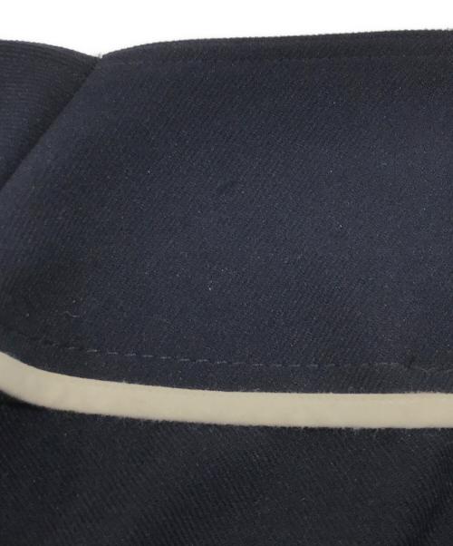 COMME des GARCONS（コムデギャルソン）COMME des GARCONS (コムデギャルソン) 平面帯紐ポリロングジャケット ネイビー サイズ:Sの古着・服飾アイテム