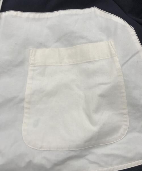 COMME des GARCONS（コムデギャルソン）COMME des GARCONS (コムデギャルソン) 平面帯紐ポリロングジャケット ネイビー サイズ:Sの古着・服飾アイテム