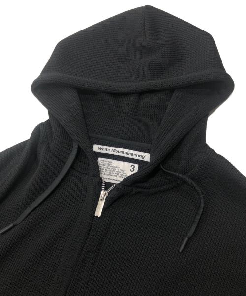 WHITE MOUNTAINEERING（ホワイトマウンテ二アニング）WHITE MOUNTAINEERING (ホワイトマウンテ二アニング) ZIP HOODIE ブラック サイズ:3の古着・服飾アイテム