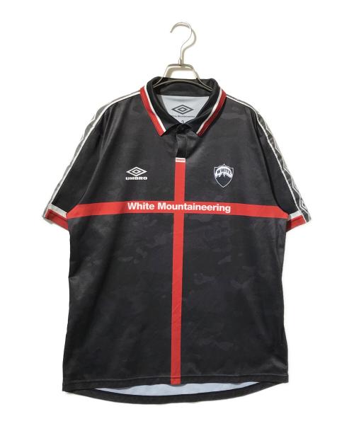WHITE MOUNTAINEERING（ホワイトマウンテ二アニング）WHITE MOUNTAINEERING (ホワイトマウンテ二アニング) UMBRO (アンブロ) WM×UMBRO UNIFORM T-SHIRT ブラック サイズ:3の古着・服飾アイテム
