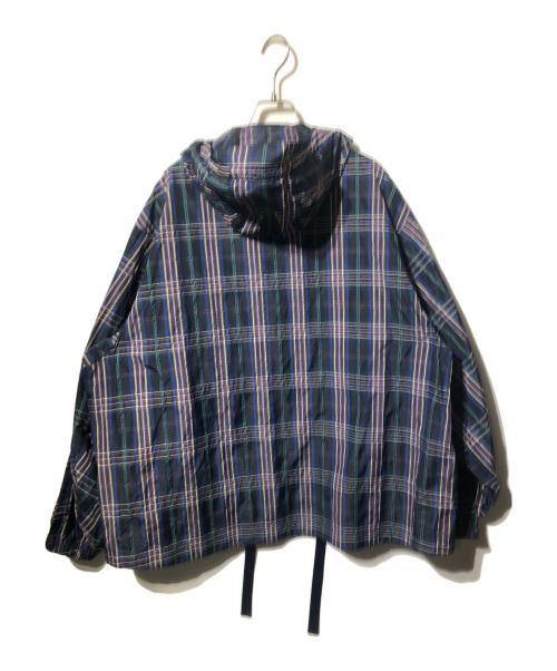WHITE MOUNTAINEERING（ホワイトマウンテ二アニング）WHITE MOUNTAINEERING (ホワイトマウンテ二アニング) WIDE GUSSET SLEEVE DOBBY CHECK ANORAK マルチカラー サイズ:3の古着・服飾アイテム