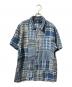 RRL（ダブルアールエル）の古着「インディゴパッチワークキャンプシャツ」｜ブルー