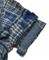 中古・古着 RRL (ダブルアールエル) インディゴパッチワークキャンプシャツ ブルー サイズ:S：35000円