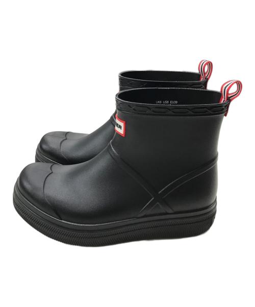 HUNTER（ハンター）HUNTER (ハンター) モールデットブーツ/ショートブーツ/レインブーツ ブラック サイズ:UK6/US8/EU39の古着・服飾アイテム