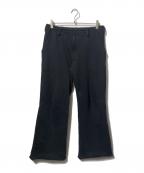 whiteland Blackburnホワイトランドブラックバーン）の古着「SWEAT FLARE PANTS」｜ブラック