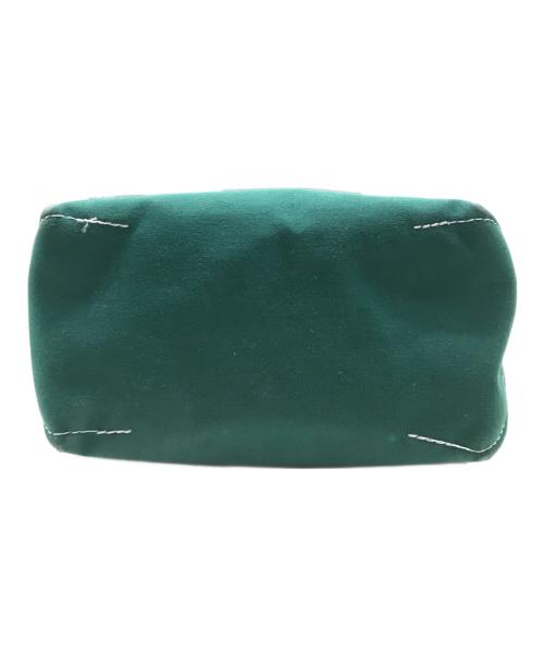 L.L.Bean（エルエルビーン）L.L.Bean (エルエルビーン) BEAMS (ビームス) 別注 ボートアンドトート ミニバッグ/ハンドバッグ ネイビー×グリーンの古着・服飾アイテム