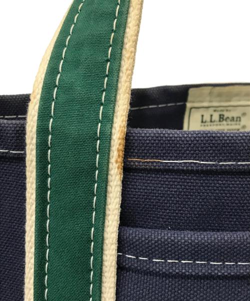 L.L.Bean（エルエルビーン）L.L.Bean (エルエルビーン) BEAMS (ビームス) 別注 ボートアンドトート ミニバッグ/ハンドバッグ ネイビー×グリーンの古着・服飾アイテム