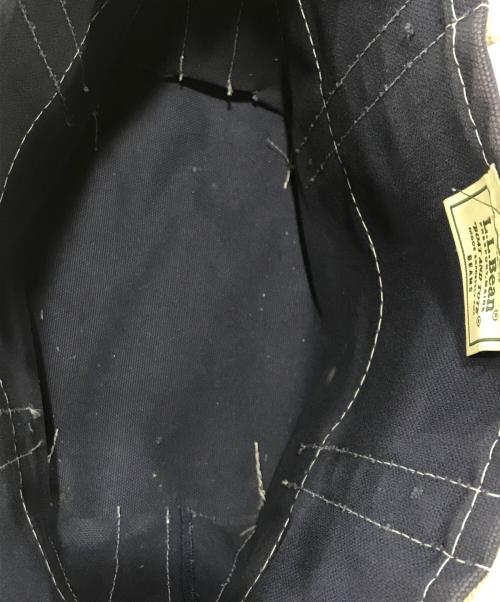 L.L.Bean（エルエルビーン）L.L.Bean (エルエルビーン) BEAMS (ビームス) 別注 ボートアンドトート ミニバッグ/ハンドバッグ ネイビー×グリーンの古着・服飾アイテム