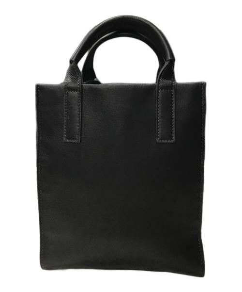 aniary（アニアリ）aniary (アニアリ) ミニレザートートバック/レザーバッグ/トートバッグ ブラックの古着・服飾アイテム