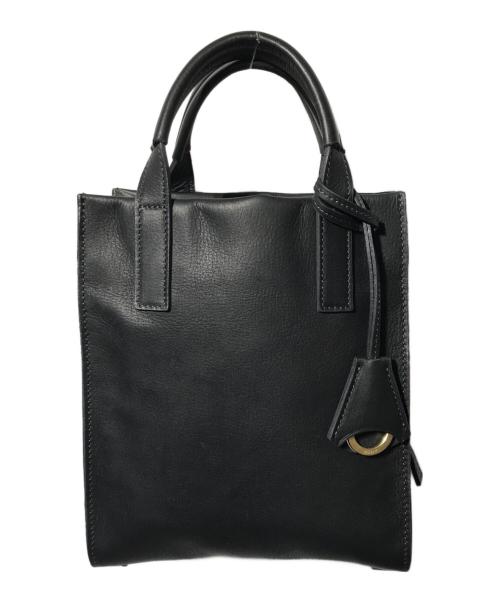 aniary（アニアリ）aniary (アニアリ) ミニレザートートバック/レザーバッグ/トートバッグ ブラックの古着・服飾アイテム