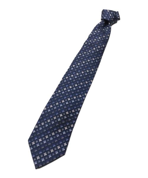 LOUIS VUITTON（ルイ ヴィトン）LOUIS VUITTON (ルイ ヴィトン) モノグラムシルクネクタイ ブルー サイズ:　の古着・服飾アイテム