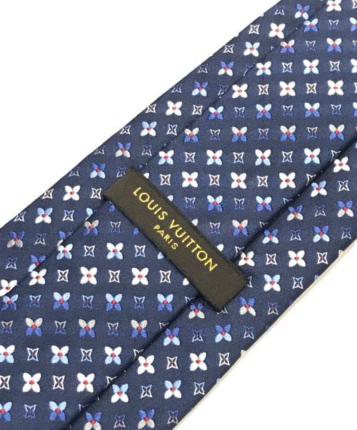 LOUIS VUITTON（ルイ ヴィトン）LOUIS VUITTON (ルイ ヴィトン) モノグラムシルクネクタイ ブルー サイズ:　の古着・服飾アイテム