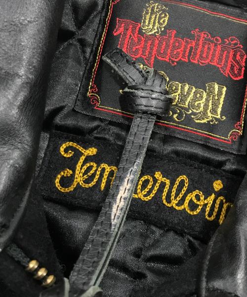 TENDERLOIN（テンダーロイン）TENDERLOIN (テンダーロイン) ポリスマンジャケット／ジップジャケット ブラック サイズ:Sの古着・服飾アイテム