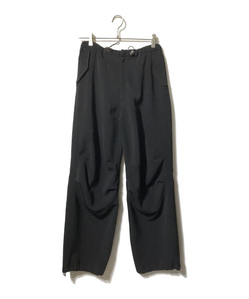 CONZ（コンズ）CONZ (コンズ) オーバータックパンツ/スウェットパンツ/スラックス ブラック サイズ:3の古着・服飾アイテム