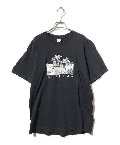 SUPREME（シュプリーム）SUPREME (シュプリーム) ライダース Tシャツ/クルーネック半袖Tシャツ ブラック サイズ:Lの古着・服飾アイテム