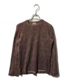 tricot COMME des GARCONS（トリココムデギャルソン）の古着「花柄カットソー」｜ブラウン