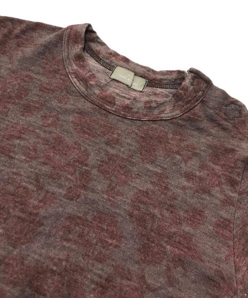 tricot COMME des GARCONS（トリココムデギャルソン）tricot COMME des GARCONS (トリココムデギャルソン) 花柄カットソー ブラウン サイズ:表記なしの古着・服飾アイテム