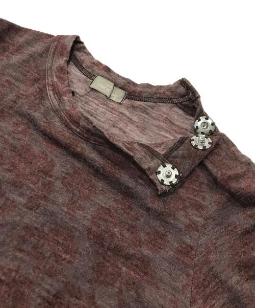 tricot COMME des GARCONS（トリココムデギャルソン）tricot COMME des GARCONS (トリココムデギャルソン) 花柄カットソー ブラウン サイズ:表記なしの古着・服飾アイテム