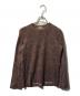 tricot COMME des GARCONS（トリココムデギャルソン）の古着「花柄カットソー」｜ブラウン