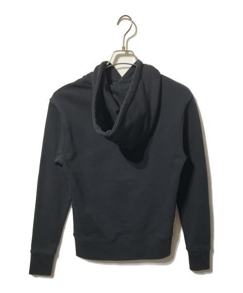 maison kitsune（メゾンキツネ）maison kitsune (メゾンキツネ) プルオーバーパーカー/ロゴフーディー ブラック サイズ:XXSの古着・服飾アイテム