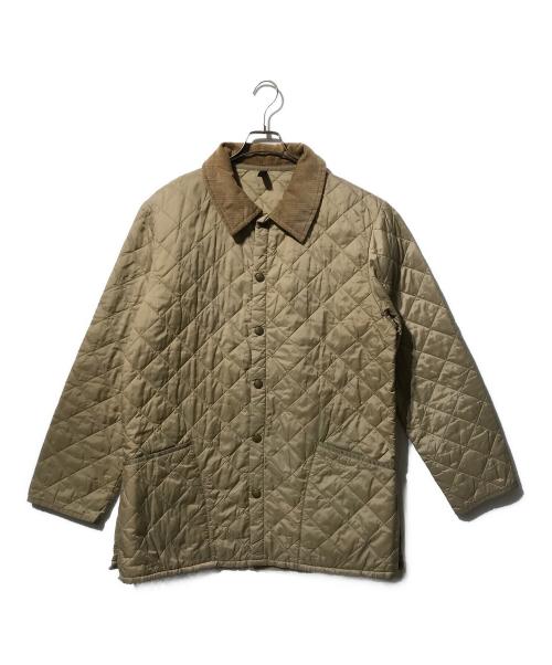 Barbour（バブアー）Barbour (バブアー) キルティングコート/襟コーデュロイコート ベージュ サイズ:Lの古着・服飾アイテム