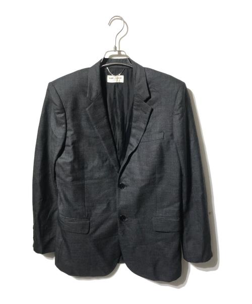 Saint Laurent Paris（サンローランパリ）Saint Laurent Paris (サンローランパリ) テーラードジャケット グレー サイズ:50の古着・服飾アイテム