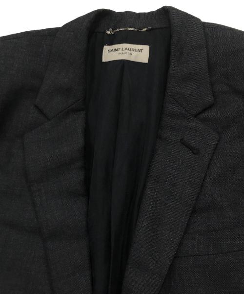 Saint Laurent Paris（サンローランパリ）Saint Laurent Paris (サンローランパリ) テーラードジャケット グレー サイズ:50の古着・服飾アイテム
