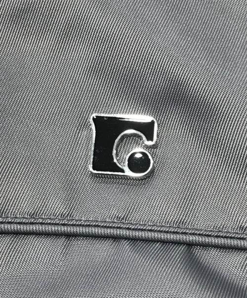 EMODA（エモダ）EMODA (エモダ) ボックスEマークショートブルゾン グレー サイズ:FREEEの古着・服飾アイテム