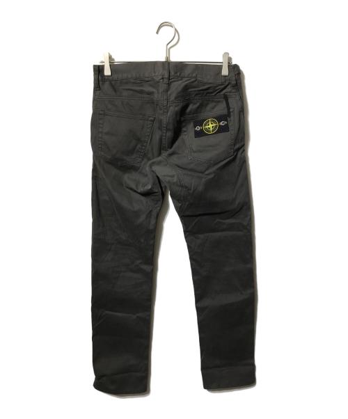 STONE ISLAND（ストーンアイランド）STONE ISLAND (ストーンアイランド) ストレッチスリムパンツ グレー サイズ:73.5ｃｍ（Ｗ29）の古着・服飾アイテム