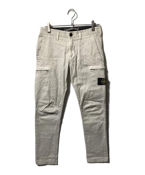 STONE ISLAND（ストーンアイランド）STONE ISLAND (ストーンアイランド) スリムカーゴパンツ ベージュ サイズ:W29の古着・服飾アイテム
