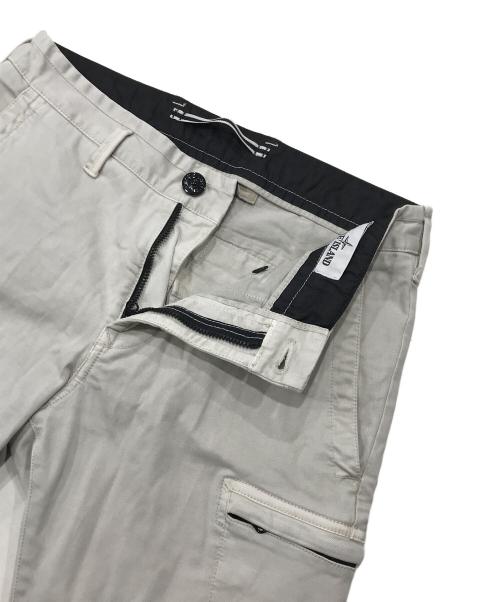STONE ISLAND（ストーンアイランド）STONE ISLAND (ストーンアイランド) スリムカーゴパンツ ベージュ サイズ:W29の古着・服飾アイテム