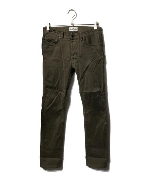STONE ISLAND（ストーンアイランド）STONE ISLAND (ストーンアイランド) チノパン オリーブ サイズ:73.5cm　W29の古着・服飾アイテム