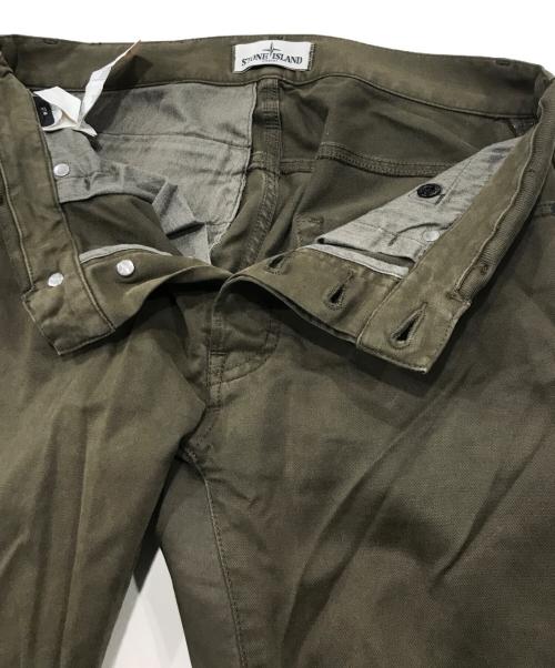 STONE ISLAND（ストーンアイランド）STONE ISLAND (ストーンアイランド) チノパン オリーブ サイズ:73.5cm　W29の古着・服飾アイテム