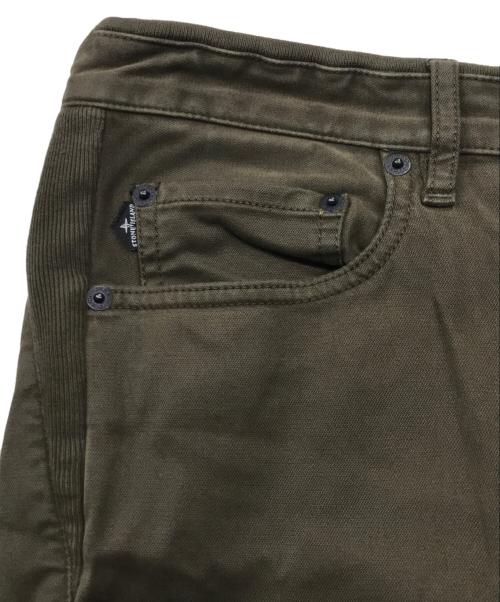 STONE ISLAND（ストーンアイランド）STONE ISLAND (ストーンアイランド) チノパン オリーブ サイズ:73.5cm　W29の古着・服飾アイテム