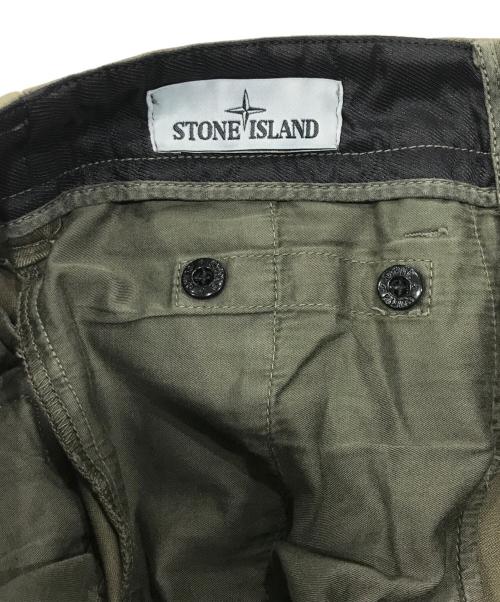 STONE ISLAND（ストーンアイランド）STONE ISLAND (ストーンアイランド) スリムカーゴパンツ オリーブ サイズ:W29の古着・服飾アイテム